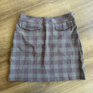 Vintage 90s/Y2K Geoffrey Beene Sport Stretch plaid skirt with pockets Size 8